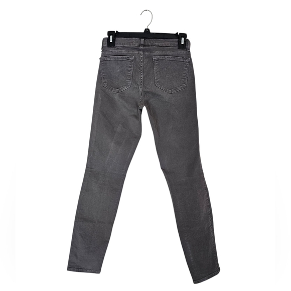 J Brand Capri Mid Rise Skinny Gray Jeans 26 Preowned - Picture 2 of 9